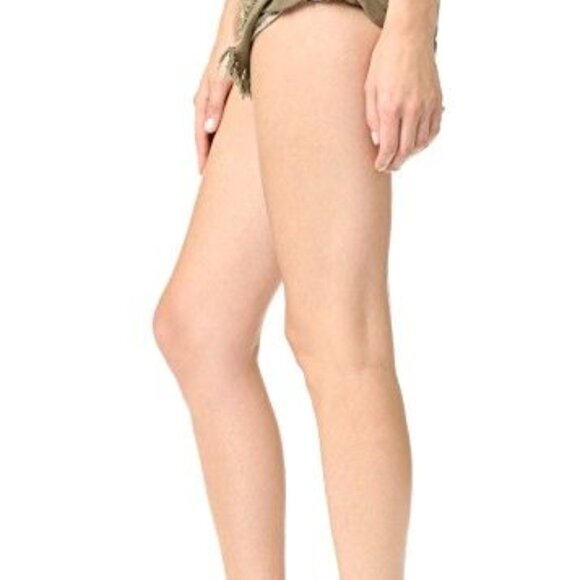 One Teaspoon Khaki Green Cut-Offs Shorts Sz 25 - Picture 3 of 10